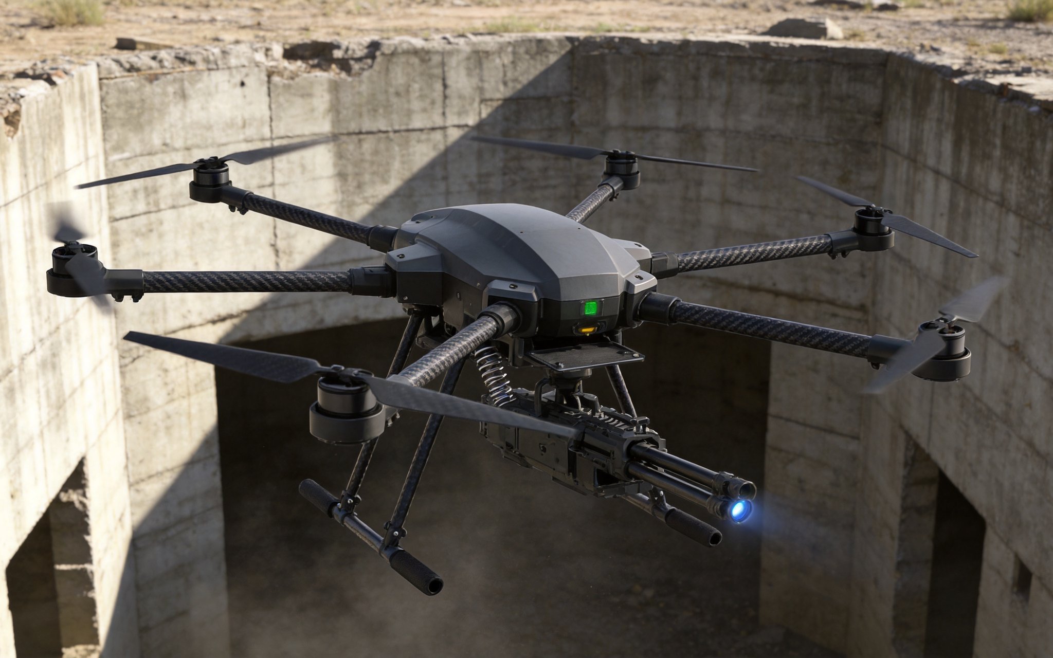 Mid-Range Heavy Hexacopter Recon & Eliminator Operations