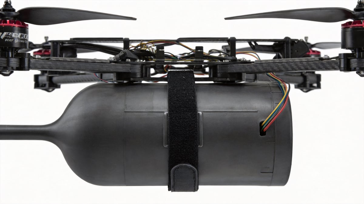 Streamlined Polymer Housing and Horizontal Strap Locking